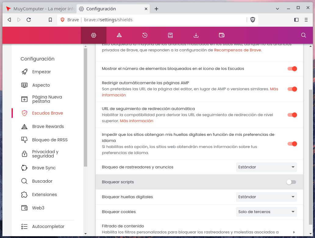 Brave está mejorando su privacidad con el bloqueo de scripts y el login ...